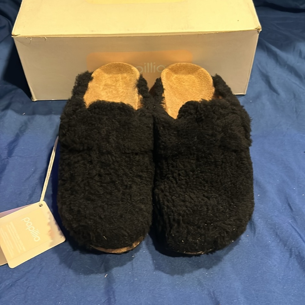 Birkenstock Papillio Fanny Teddy, Teddy black 7n new - Picture 2 of 6